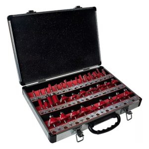 Juego De 35 Brocas Para Fresado Madera Router + Maletín