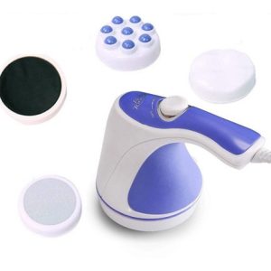 Masajeador Corporal Eléctrico Relax Tone 4 Cabezas Intercambiables