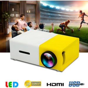 Proyector Portátil Cinemax Celular 600 Lúmenes Yg300 Hdmi Usb
