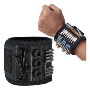 Pulsera Magnetica Iman Para Herramientas Porta Tornillos