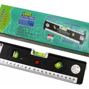 Nivel Laser Con Metro Tres Burbujas Alineador Multiproposito