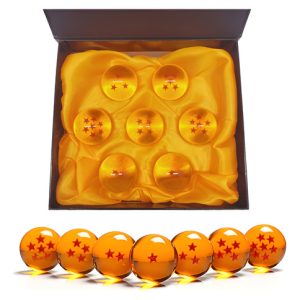 Esferas Del Dragon De Cristal Con Estuche Dragon Ball Z