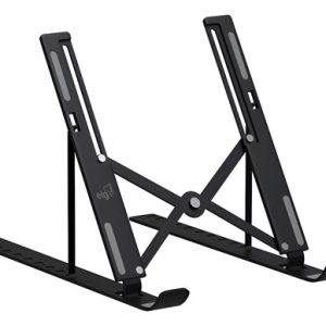 Soporte Para Portátil, Tableta, Base Ergonómica, Escritorio Ajustable, Color: Negro