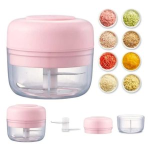 Picatodo Portátil Recargable Carne Verduras Mini Picador