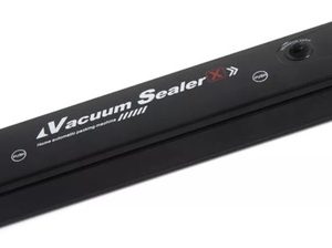 Selladora De Bolsas Al Vacío Máquina Selladora Al Vacío  Negro