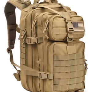 Mochila Táctica Reebow Gear 34l Asalto Militar Color Bronceado Resistente