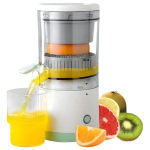Exprimidor Portatil De Frutas Recargable Multifuncional Color Blanco