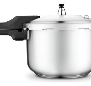 Olla Presión 5.6 Litros Acero Inoxidable Home Elements 56ss Color Plateado