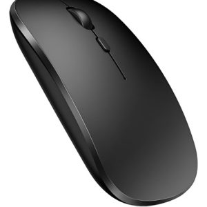 Mouse Inalámbrico Seenda Silencioso Recargable Bluetooth Usb Negro