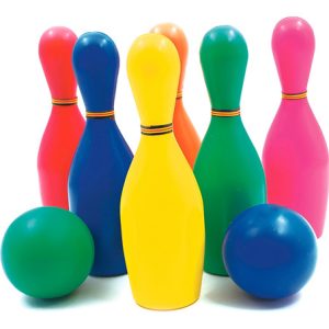 Juego De Bolos Boliche Niños 5 Años Pvc 6 Pinos 1 Bola