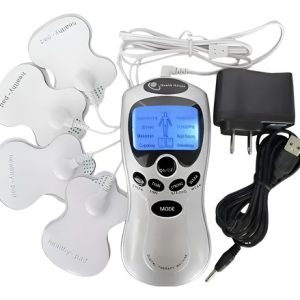 Masajeador Electroestimulacion Terapia Pasiva 8 Electrodos Blanco
