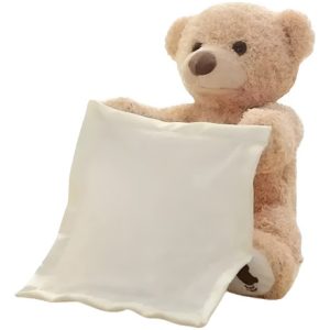 Osito De Peluche Para Niños Peluche Animado Que Habla Cafe Claro