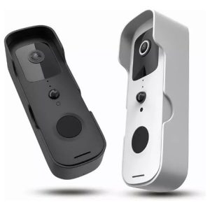 Video Portero Wifi Recargable Inalambrico Vision Nocturna Gris