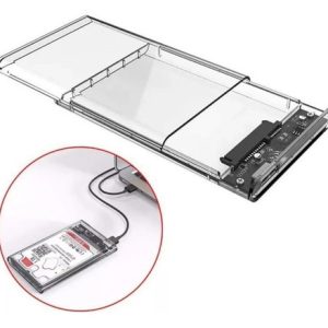 Carcasa De Disco Duro Sata Protector 2,5 Pulgadas Usb 3.0 Gris