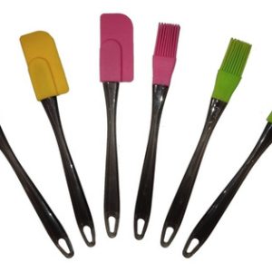 Set Utensilios En Silicona Cocina Brocha Y Espatula Silicona