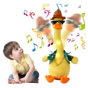 Pato Peluche De Juguete Bailarin Imita Sonidos