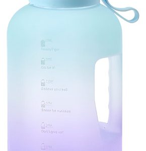 Botella Motivacional 2000ml Termo De Agua Botilito Deportivo Multicolor