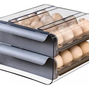 Organizador De Huevos X 32 Unidades Organizador Nevera Gris