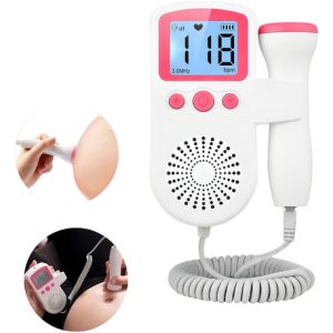 Audífono Portátil Para Bebés, Sonar De Latidos Cardíacos, Color Fetal, Color Rosa