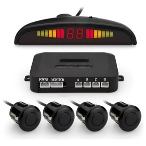 Sensores De Reversa Y Parqueo Para Carro Vehículo Guías Negro