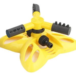 Rociador Portatil Ajustable Con Rotación Automatica