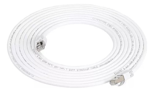 Cable De Internet Categoria 7 Conectores Metalicos 10 Metros