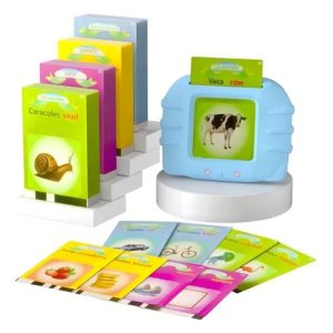 Lector Bilingüe Educación Temprana Ingles Español Color Rosa