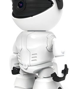 Camara De Seguridad Wifi Robot Monitor De Bebe 360° Yosee Color Blanco