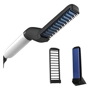 Plancha Barba & Cabello Para Hombre Original Economica Negro