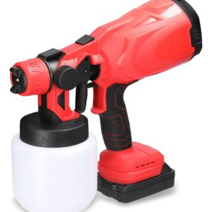 Maquina Para Pintar Recargable Compresor De Pintura Rojo
