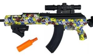 Metralleta Ak-47 Pistola De Hidrogel Juguete De Balas De Gel