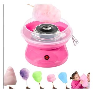 Máquina De Algodón De Azúcar Genérica Máquina De Algodón De Azúcar-color Rosa Chicle -