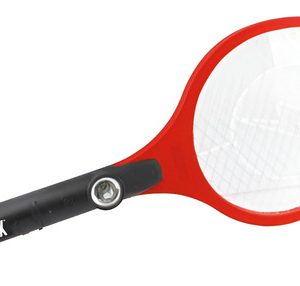 Raqueta Mata Zancudos Mosquitos Recargable Wolfox Wf9731 Rojo Con Luz