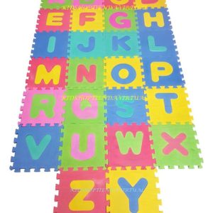 Tapete Fomi Rompecabezas Abecedario 26 Fichas Piso Fomy