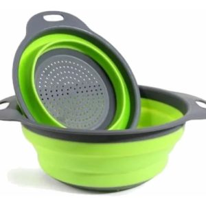 Colador De Silicona Plegable 24cm Con Asas Vonne