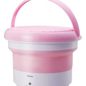 Mini Lavadora Portatil 7 Litros Plegable Lavadora Mini Rosa