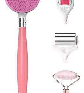 Kit De Belleza 4 En 1 Rodillo Limpiador Masajeador