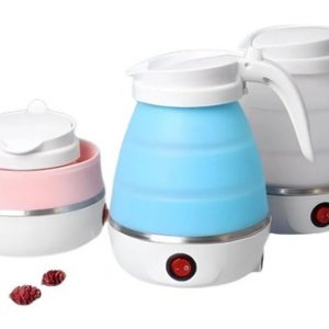 Hervidor De Agua Plegable Tetera Portátil Calentador 600ml