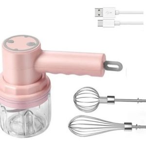 Batidora 2 En 1 Recargable Mini Picador Eléctrico Cocina