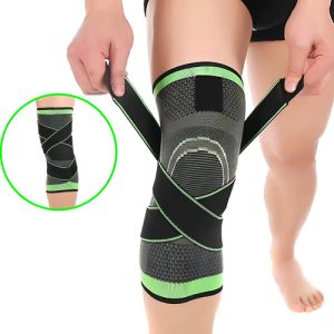 Rodillera Ortopédica De Compresión Ajustable, Protección Física, Color Verde, Talla Xl Xl Verde