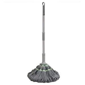 Trapeador Autoescurrido Kefanta Microfibra Rotación 360° Mango Aluminio