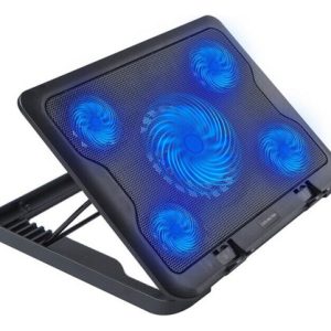 Base Enfriadora 5 Ventiladores Portatil Laptop Computador Negro