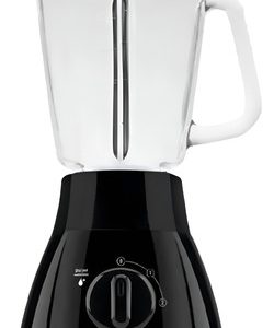 Licuadora Samurai Optimix Plus Vaso De Vidrio - Negro