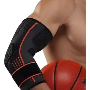 Coderas De Comprensión Ajustable Con Soporte De Codo Negro