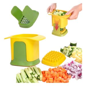 Cortador Y Picador Papa Fritas Y Vegetales 2 En 1 Manual Color Segun A Disponibilidad