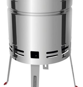 Asador Carbón Tramontina Tcp40 Acero Inoxidable Grill Barril Cromo Brillante