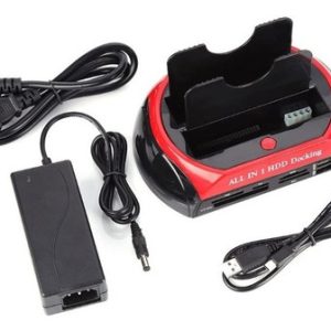 Disco Duro Base Dual Sata Ide Hdd Docking Station Usb 2.0hub