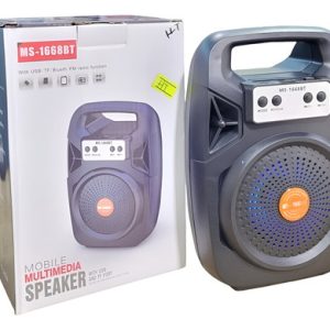 Parlante Portatil Inalambrico Bluetooth Speaker 1668bt Negro