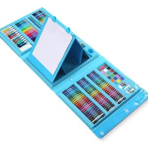 208 Piezas De Arte Para Niños Kit Set De Dibujo Portátil