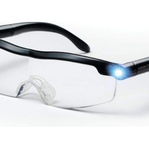 Gafas Aumento Con Luz Led Lentes De Lupa Recargables Visión